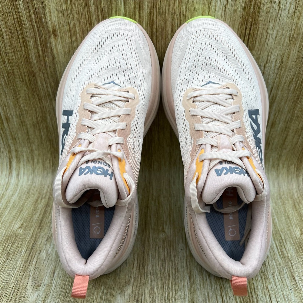 Hoka One One Bondi 8 Women's Size 8 Cream Vanilla Running Shoes 1127952 CMV - Picture 6 of 10